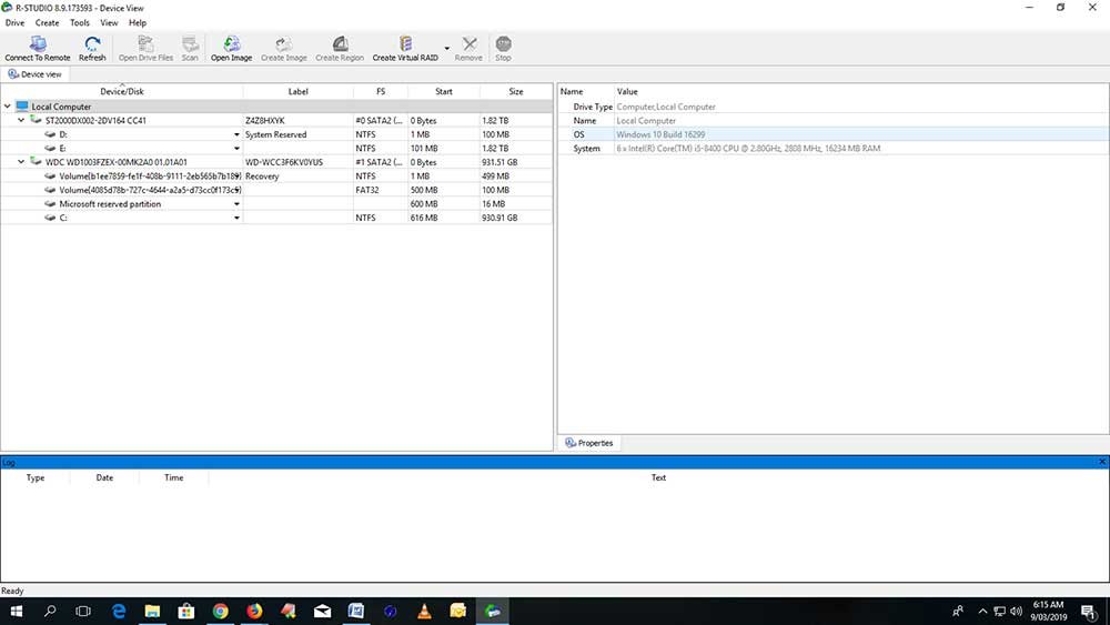 R-Studio data recovery software